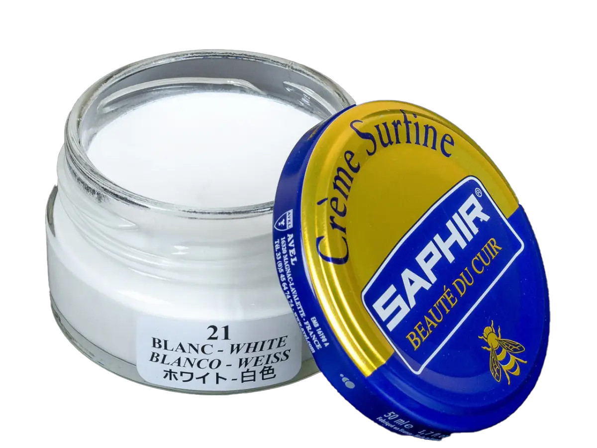 Зволожуючий крем для Взуття Saphir Creme Surfine білий, фото 1