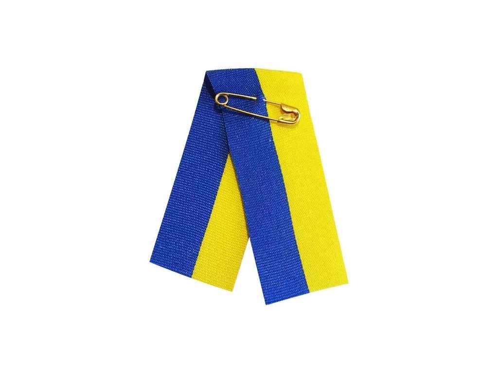 Стрічка Прапор України на шпильці (25шт/уп) ТМ УКРАЇНА, фото 1