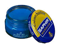 Увлажняющий крем для обуви Saphir Creme Surfine голубой ирис