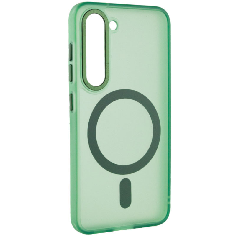 Чохол бампер Epik для Samsung Galaxy S23 Lyon Frosted MagSafe Green