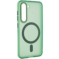 Чехол бампер Epik для Samsung Galaxy S23 Lyon Frosted MagSafe Green