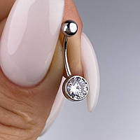 Срібна сережка для пірсингу Срібний пірсинг