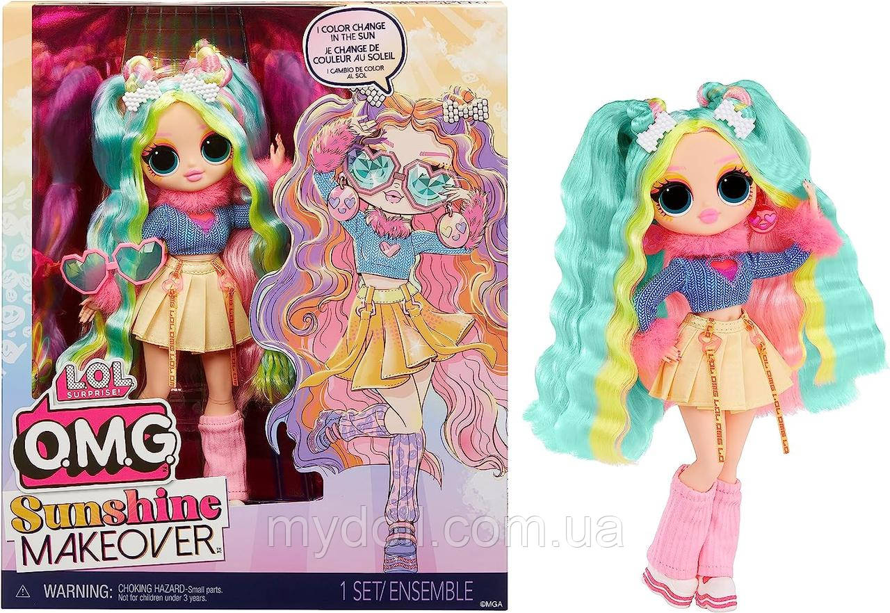 Лялька ЛОЛ ОМГ DJ Баблгам LOL OMG Bubblegum серії Sunshine Makeover L.O.L. Surprise! O.M.G. 589426 Оригінал