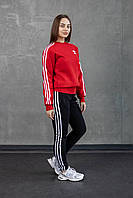 Женский спортивный костюм Adidas свитшот и брюки