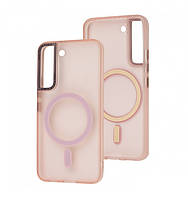 Чехол бампер Epik для Samsung Galaxy S22 Lyon Frosted MagSafe Pink