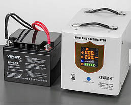 Джерело безперебійного живлення КЕМОТ SINUS PRO-1200 12/230V (1200/2000W), фото 6