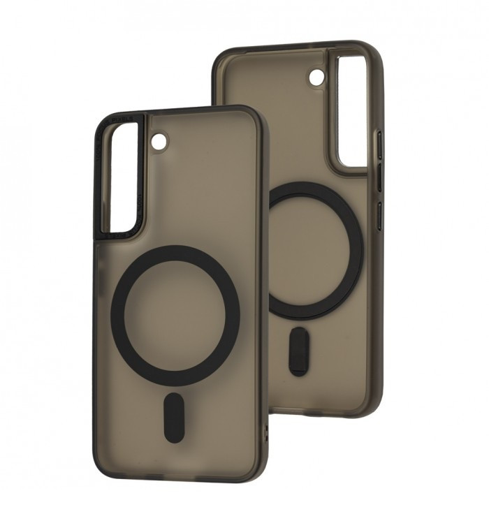 Чохол бампер Epik для Samsung Galaxy S22 Lyon Frosted MagSafe Black