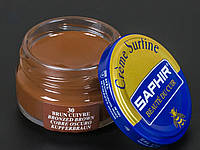 Увлажняющий крем для обуви Saphir Creme Surfine бронзово-коричневый