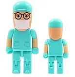 USB-флешка Хірург на 64 Гб, бірюзовий, USB 2.0, фото 3