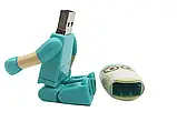 USB-флешка Хірург на 64 Гб, бірюзовий, USB 2.0, фото 4