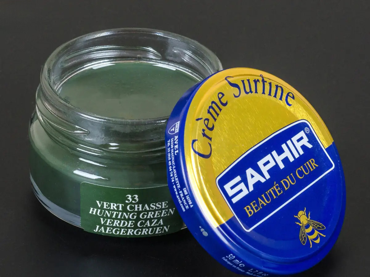 Зволожуючий крем для Взуття Saphir Creme Surfine болотний