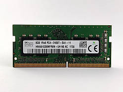 Оперативна пам'ять для ноутбука SODIMM SK hynix DDR4 8 Gb PC4-2400T (HMA81GS6MFR8N-UH) Б/В