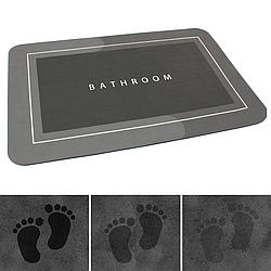 Антиковзний килимок для ванної 40х60см з вологопоглинанням, Bathroom / Діатомітовий килимок для дому