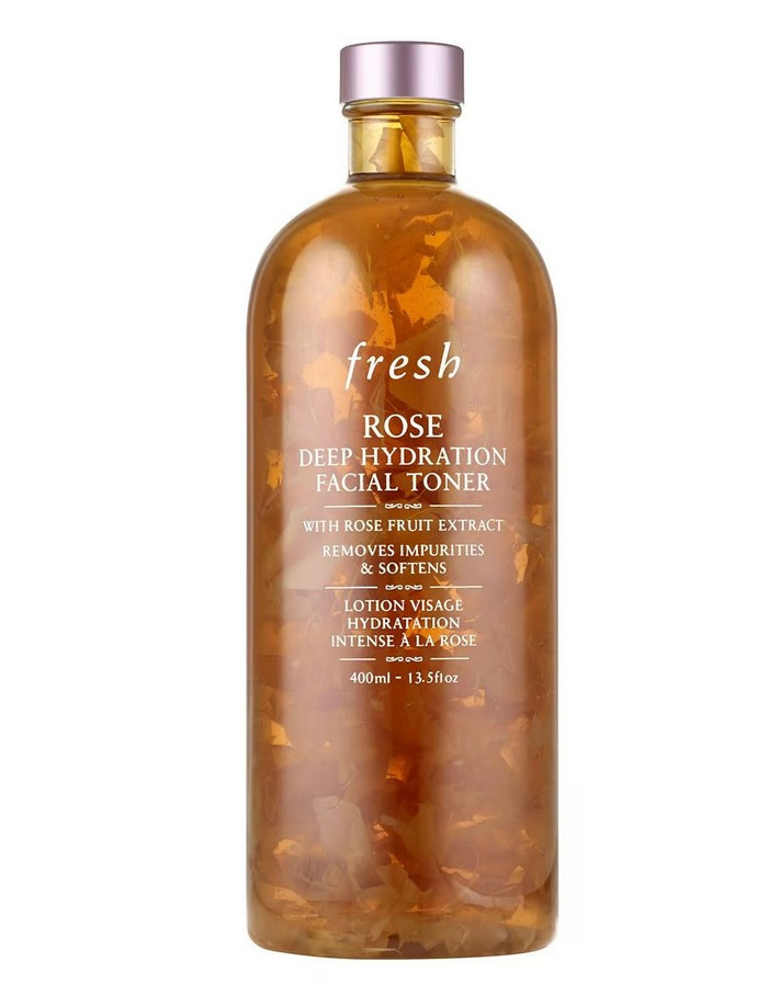 Зволожуючий тонік з гіалуроновою кислотою Fresh Rose & Hyaluronic Acid Deep Hydration Toner 400 мл
