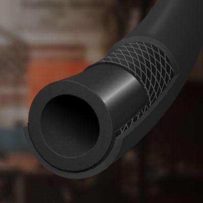 Шланг гумовий повітряний армований до 20 атм 10*17 мм 20 м зі швидкороз'ємними з'єднаннями INTERTOOL PT-1735 Шланг гумовий повітряний армований до 20 атм 10*17 мм 20 м зі швидкороз'ємними з'єднаннями INTERTOOL PT-1735