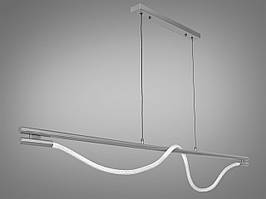 Світлодіодна підвісна люстра Ropelight хром 20 W для вітальні 9609-L1600CH