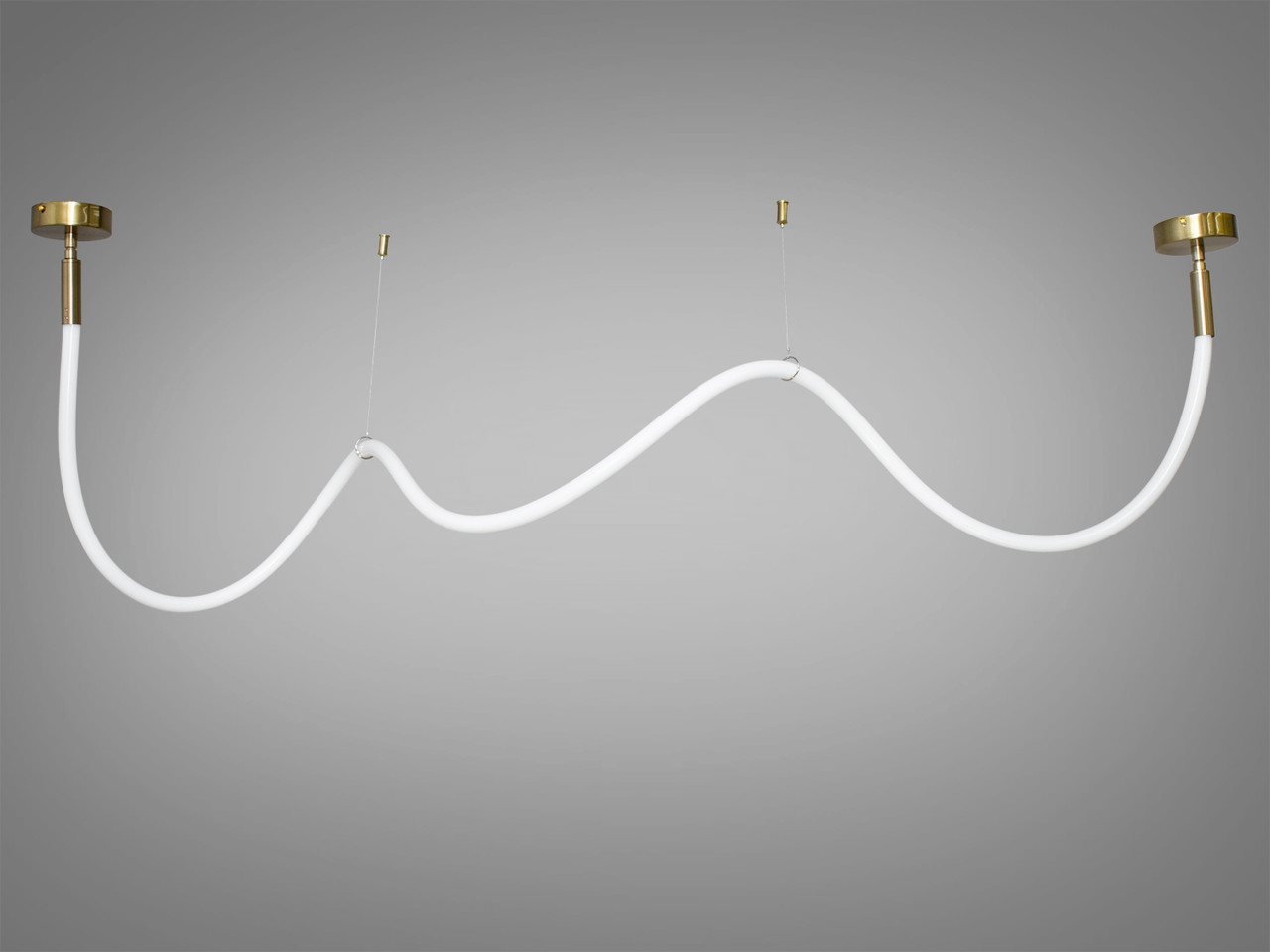 Світлодіодна люстра бронзова для артпросторів 28W SY9610-2500GAB