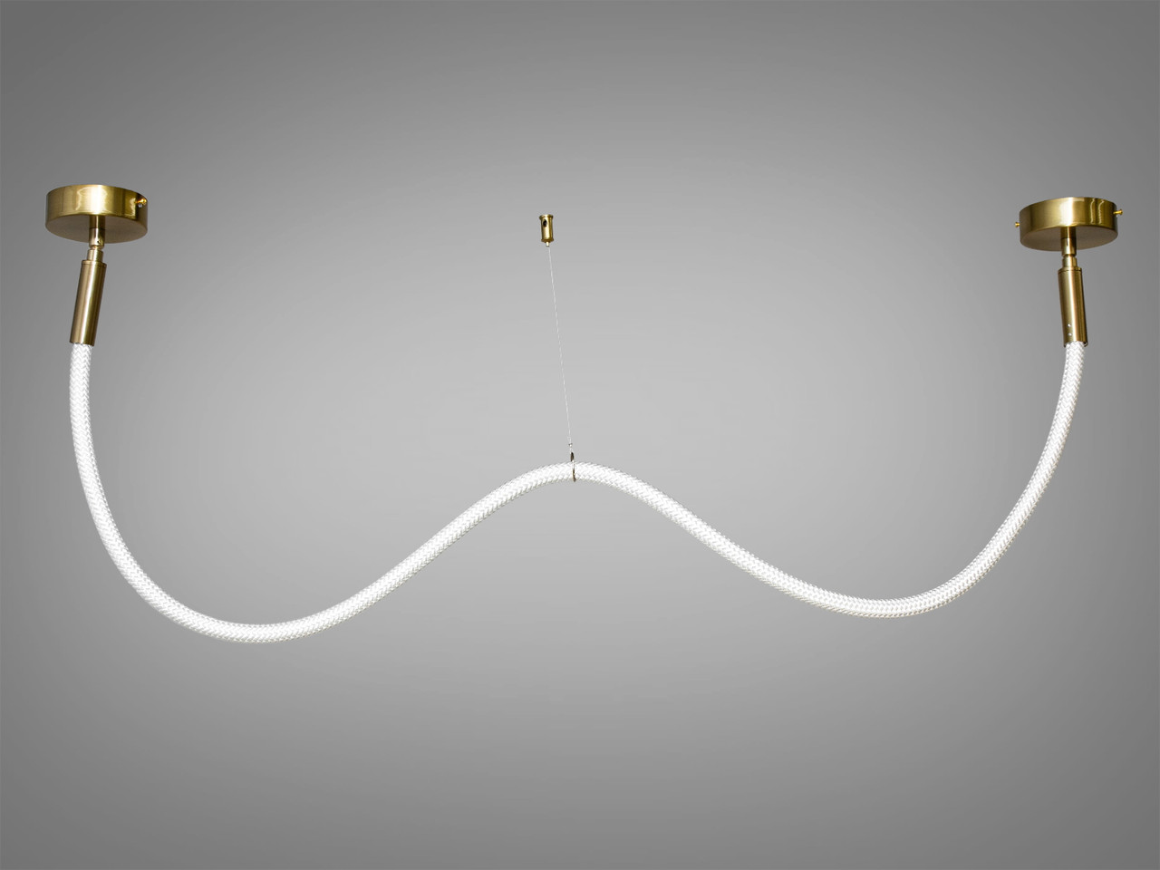 Сучасна світлодіодна люстра Loft, бронза, 17W для вітальні 9610-1500GAB