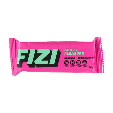Fizi Guilty Pleasure Bar (45 g, hazelnut + himalayan salt), фото 1