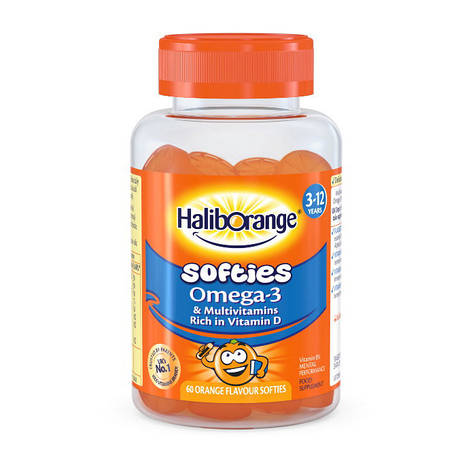 Heilborange Softies Omega-3 & Multivitamins (60 softies, orange), фото 1