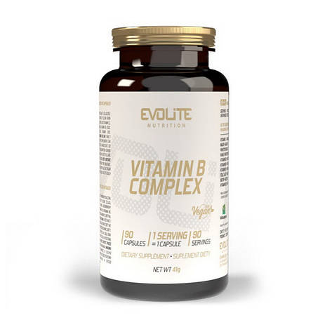 Evolite Nutrition Vitamin B complex (90 caps), фото 1