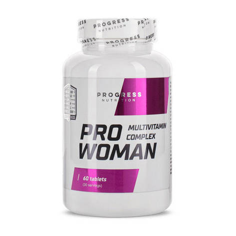 Progress Nutrition Pro Woman Multivitamin Complex (60 tabs), фото 1