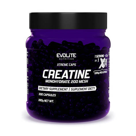 Evolite Nutrition Creatine Monohydrate Xtreme (300 caps), фото 1
