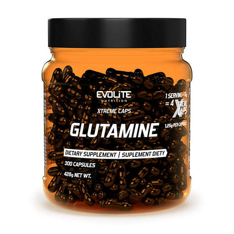 Evolite Nutrition Glutamine 1250 mg Extreme (300 caps), фото 1