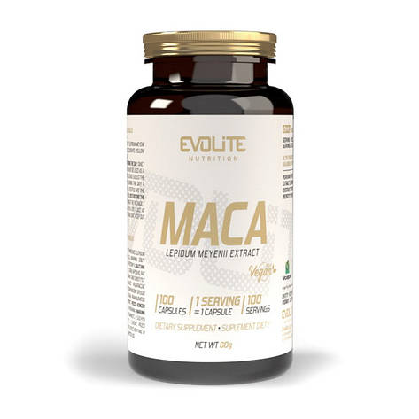 Evolite Nutrition Maca 500 mg (100 veg caps), фото 1