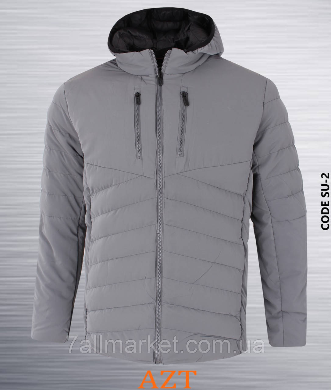 Куртка чоловіча демісезонна з капюшоном р-ри 44-52 (6кв) "REMAIN" недорого від прямого постачальника, фото 1