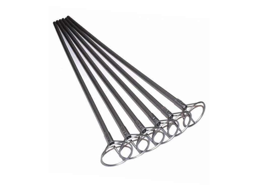 Палочка-тримач для кульки фольгованої 50см, срібло (10шт) ТМ PELICAN, фото 1