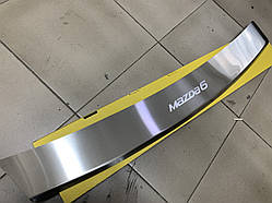 Накладка на бампер з загином Mazda 6 III/FL з 2013 р.