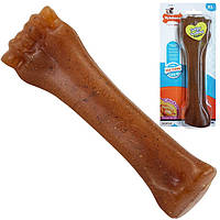Жевательная кость игрушка для щенков Nylabone Puppy Chew Bone XL вкус курицы (80323)