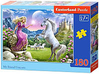 Castorland Puzzle 180. My Friend Unicorn / Мій друг єдиноріг