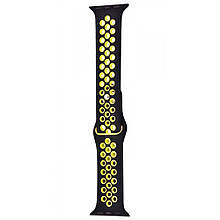 Ремешок Apple Watch Sport Nike+ 42/44/45/49 mm black/yellow
