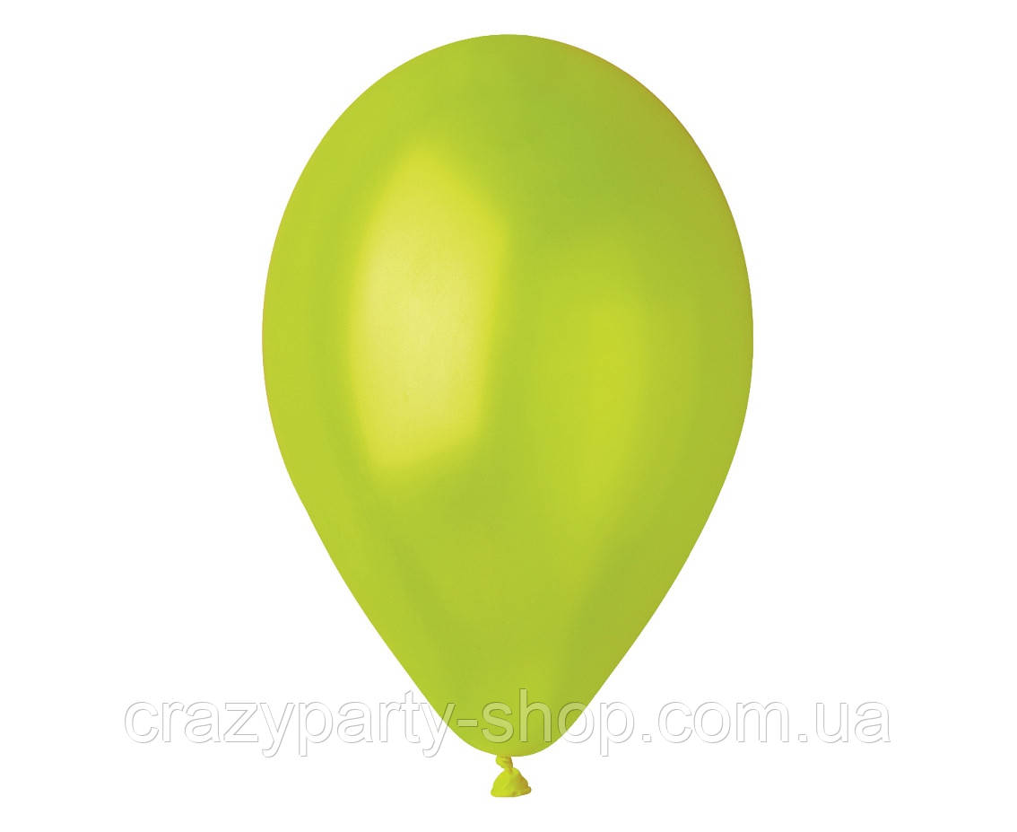 Воздушный латексный шар без рисунка пастель 10 дюймов салатовый - фото 2 - id-p1994225067