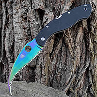 Ніж кскладний ерамбіт Spyderco Civilian, серрейтор, кольоровий градієнт