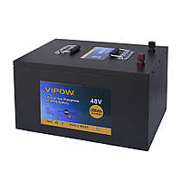 TU Аккумуляторная батарея Vipow LiFePO4 51,2V 200Ah со встроенной ВМS платой 100A (520*400*300)