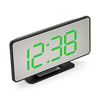 TU Электронные часы VST-888Y Зеркальный дисплей, с датчиком температуры и влажности, будильник, питание от