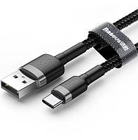 Телефонный кабель USB type A USB type C 1 м Baseus