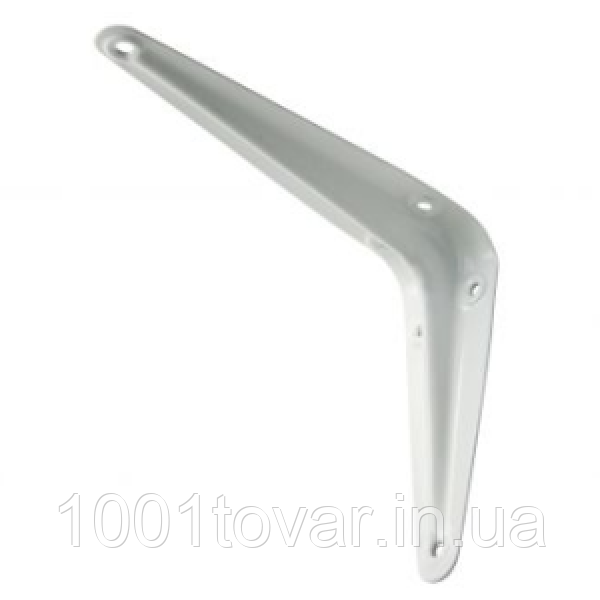Куточок для полок125х150мм (консольний кронштейн) білий, фото 1