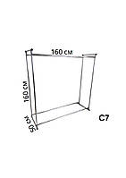 Стойка для одежды двойная,купить стойку,вешалку для вещей С7