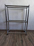 Поличка на 3 яруси (хром) 55см, фото 3