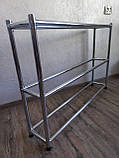 Поличка на 3 яруси (хром) 105см, фото 3