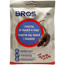 "Гранули від мишей і щурів", 90 г, від BROS, Польща (оригінал)