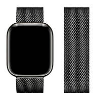 TU  TU Ремешок металлический Hoco iWatch WA03 milanese steel 42/ 44/ 45/ 49mm black