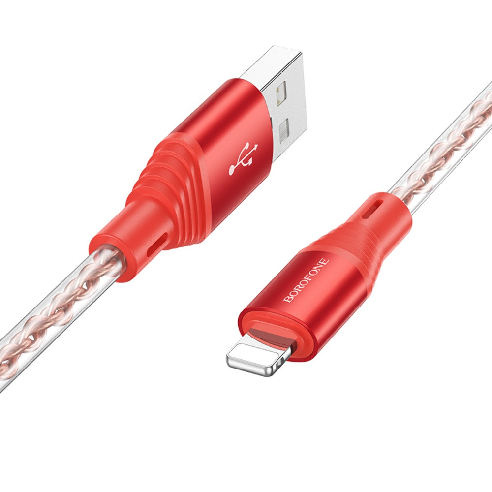 TU TU Кабель Borofone BX96 USB to Lightning 1m red