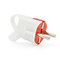 TU  TU Вилка с заземлением угловая, 16A 250V, A112, White, Q20