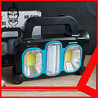 Светодиодный фонарь прожектор ручной Hurry Bolt HB-6168 кемпинговый фонарь лампа подвесной аккумуляторный