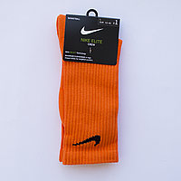 Высокие носки Nike Elite для бега или тринеровок високі шкарпетки футбольные баскетбольны носки M 38-42 оранже